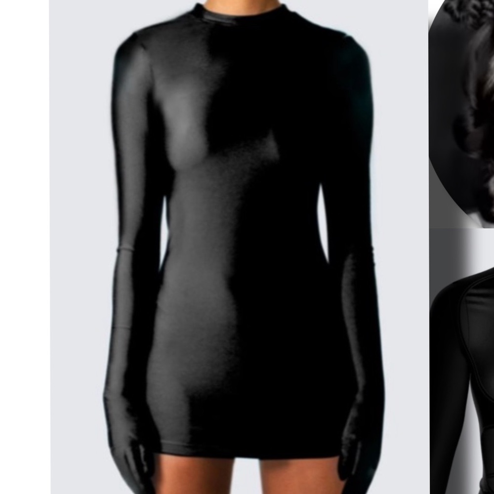 BLACK DRESS.
